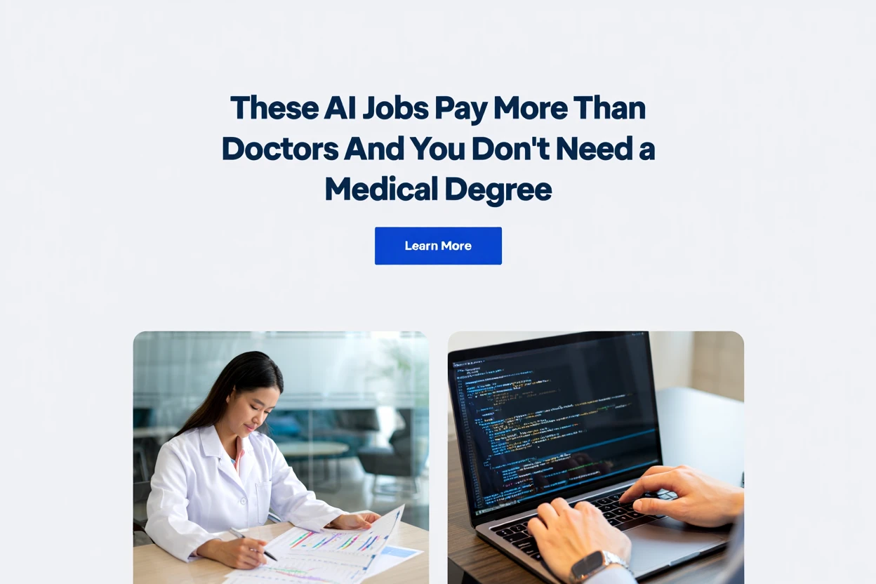 These AI Jobs Pay More Than Doctors And You Don’t Need a Medical Degree